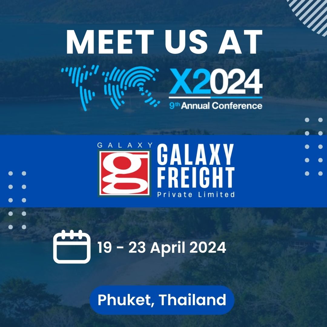 We look forward to meeting everyone at the 9th Annual X2024 Conference.

#galaxyfreight #freightforwarding #cargologistics #x2group #x2logisticsnetworks #x2conference #x2conference2024 #Phuket #Thailand