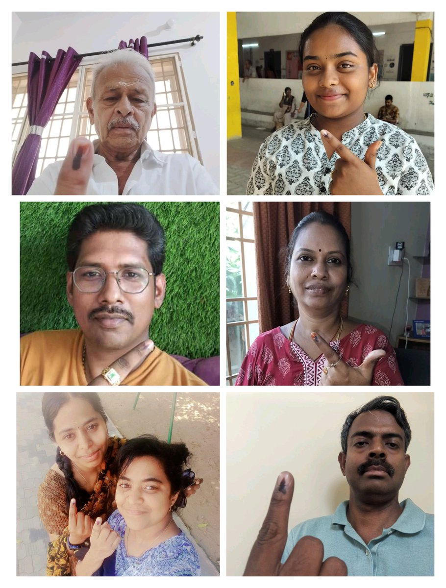 Happy Voting from Chitlapakkam Area @ECISVEEP #ElectionCommisionofIndia Chitlapakkam Residents actively sharing their photos after voting in @Chitla_Rising WhatsApp group Its great to see the active participation of people in 2024 MP Election Polling