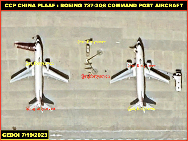 #CCP #China’s #PLAAF has converted two #Boeing737 aircraft into command posts without #US gov approval. B-4052 & B-4053 purchased by the #ChinaUnitedAirlines in 1990s were modified by #XAC as #DoomsDayAircraft. Buy from #US to fight the #US & its allies.