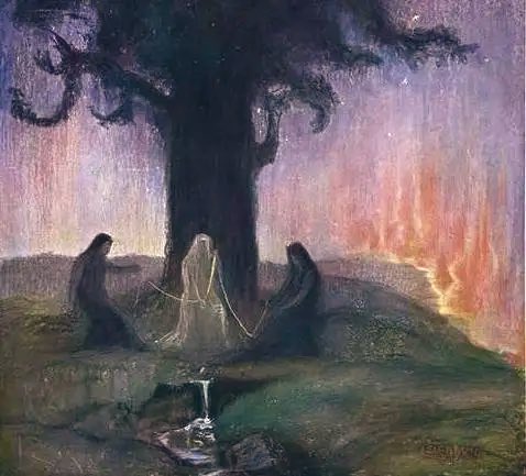 The Norns, Hermann Hendrich, 1906.