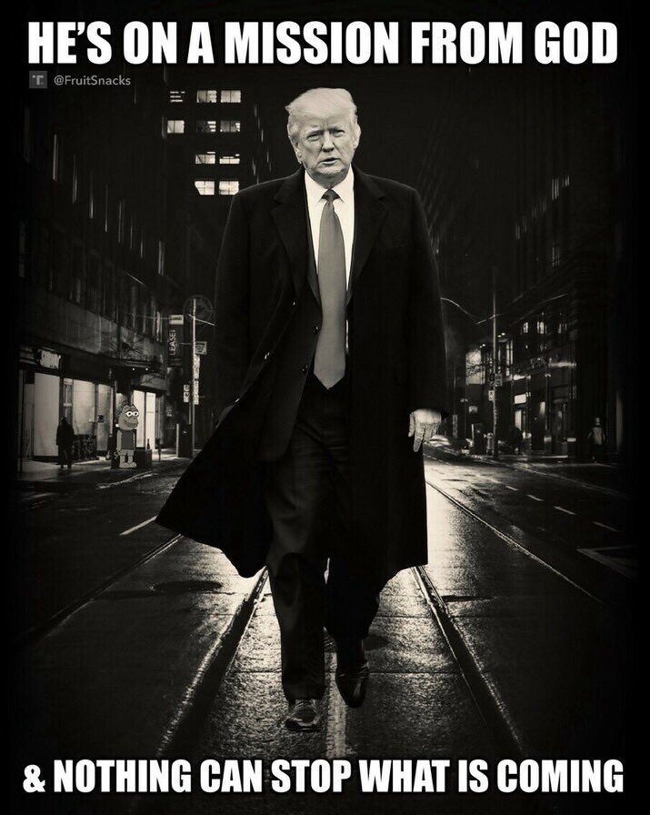 I truly believe @realDonaldTrump is on a mission from God because we the people need good to win over evil and save America.