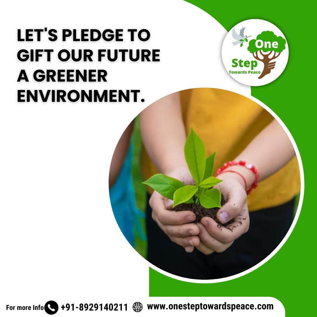 Let's pledge to gift our future a greener environment.

Contact us at : 8929140211
Our official Website:- onesteptowardspeace.com

#ostp #savenature #saveplanetearth #saveearth #savetrees  #saveNaturesaveLife #climate #earth #environment  #plantsmakepeoplehappy #plants