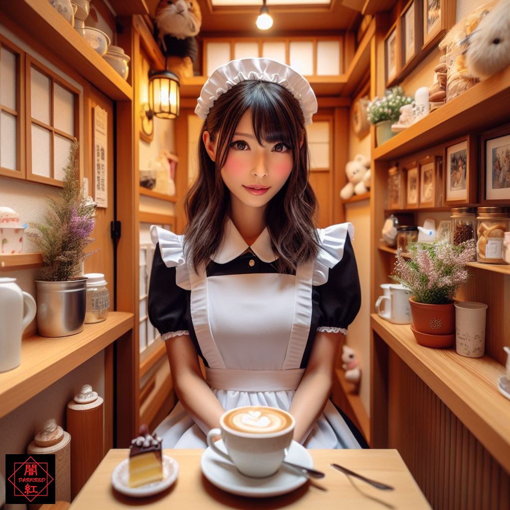 lupinal_red's tweet photo. 女僕咖啡廳設計系列

各位跑店仔多少有被放置的經驗吧？
當桌數比值班女僕多的時候這也是在所難免的
那要怎麼實現「絕對不會被放置的店」呢？
店裡只有一桌就沒問題了！
而且店面小也節省租金
有沒有金主願意投資的？😆
 
#AIart #AIイラスト #Bing
#女僕 #メイド #maid
#女僕咖啡廳 #MaidCafe https://t.co/r79mEhsW45