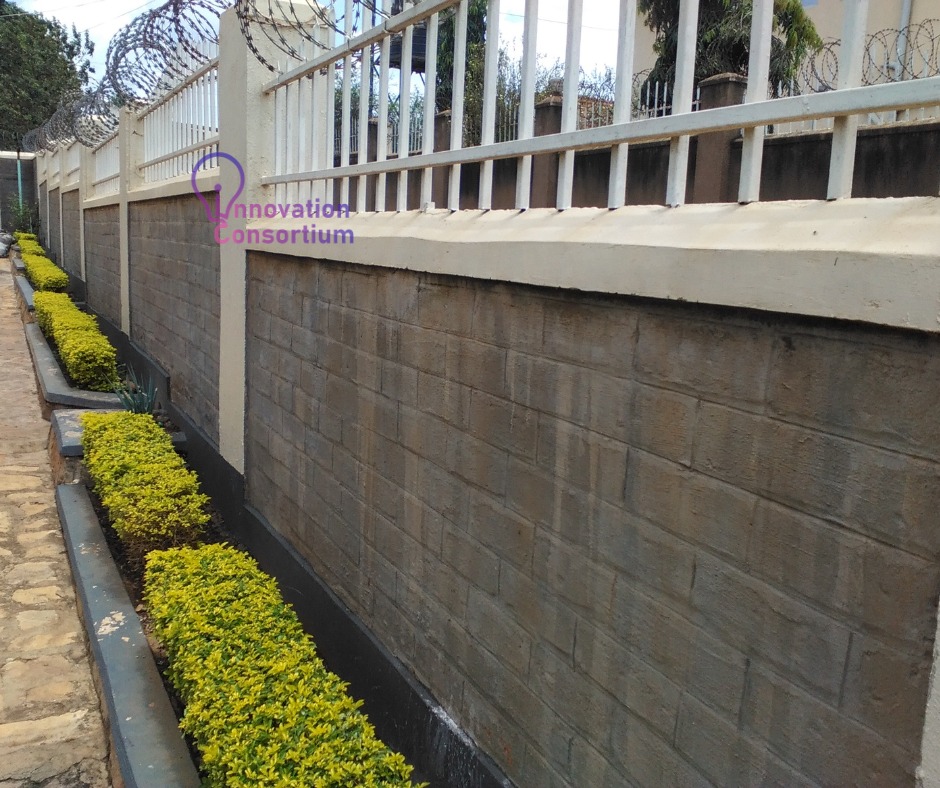 INTERLOCKING STABILISED SOIL BLOCKS
We finished the walls of this project using 3 styles; Direct blocks painting (Yellow), cement painting (Fence) and 30% cheaper plastering (cream Shed & white outlines).
FYI: ISSBs also allow for direct block varnishing to reveal an Earthy look…