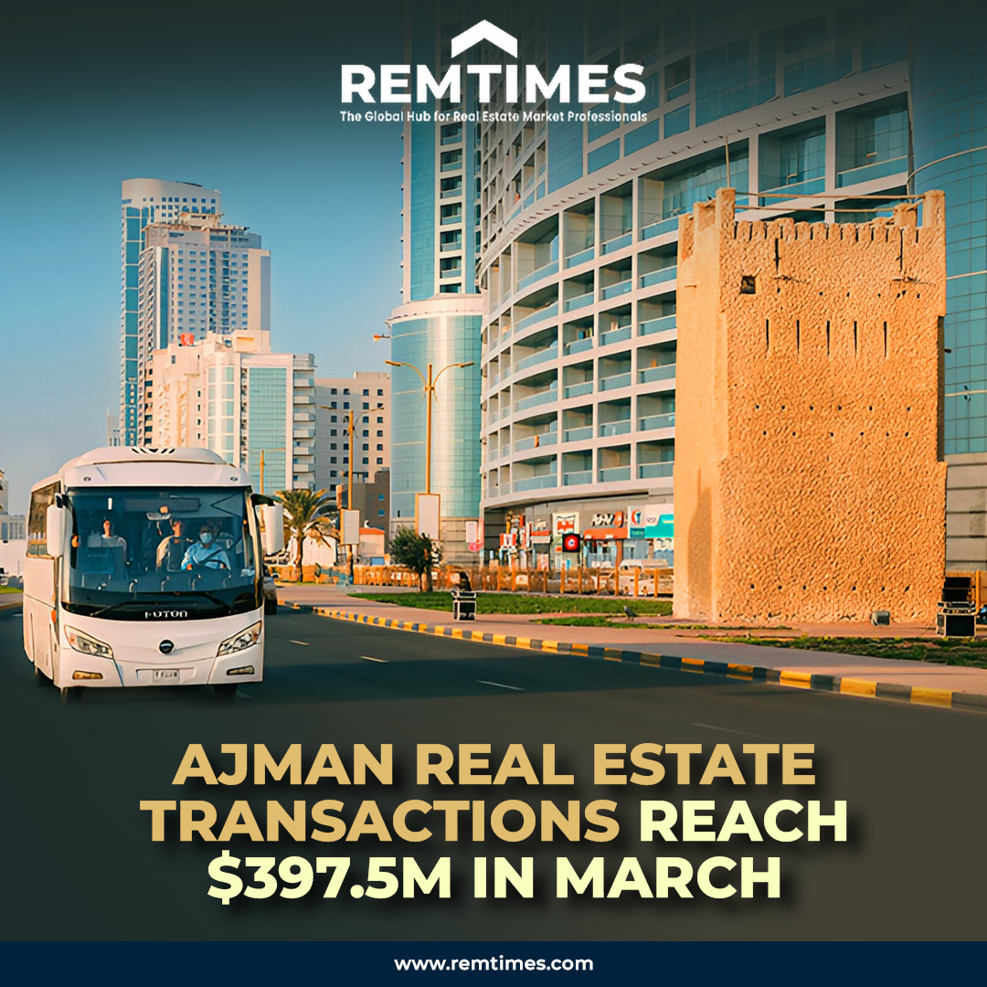 In March, Ajman saw real estate activity surge with 1169 transactions totaling AED1.46 billion, a nearly 49.9% growth from last year.

Read more: remtimes.com/blogs/real-est…

#REMTIMES #AjmanRealEstateBoom #RealEstateTrends