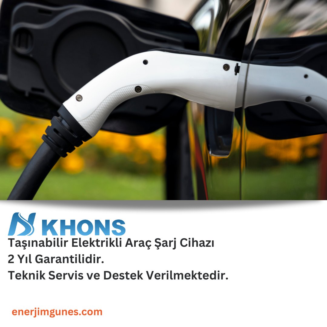Taşınabilir Elektrikli Araç Şarj Cihazı. 2 Yıl Garanti. ‘’Khons’’
Teknik Servis ve Destek Verilmektedir.

enerjimgunes.com
+90 535 662 9199

#enerjimgüneş #tnaenerji #khons #khonstr  #ElektrikliAraçŞarj
#ElektrikliAraçŞarjİstasyonu #ŞarjNoktası #Şarjİstasyonu