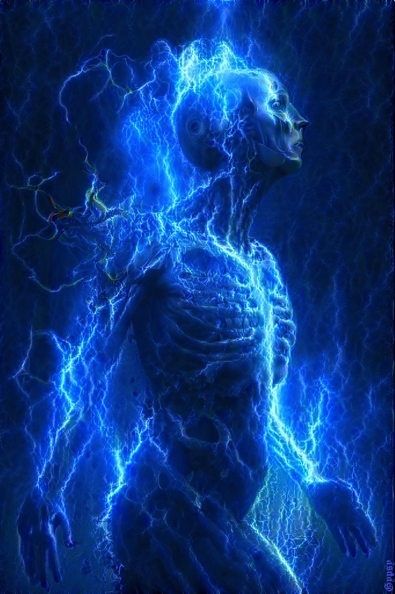 My personal style which is [friction art] or static electricity, one of its kind. #nftart #NFTCollections