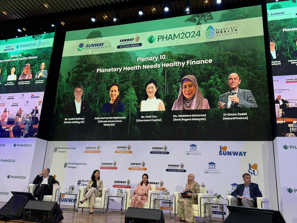 The #PHAM2024 10th plenary session showcased the crucial link between planetary health and robust financial systems. From sustainable investment strategies to innovative funding models, and exploring how healthy finance can drive positive environmental and human health