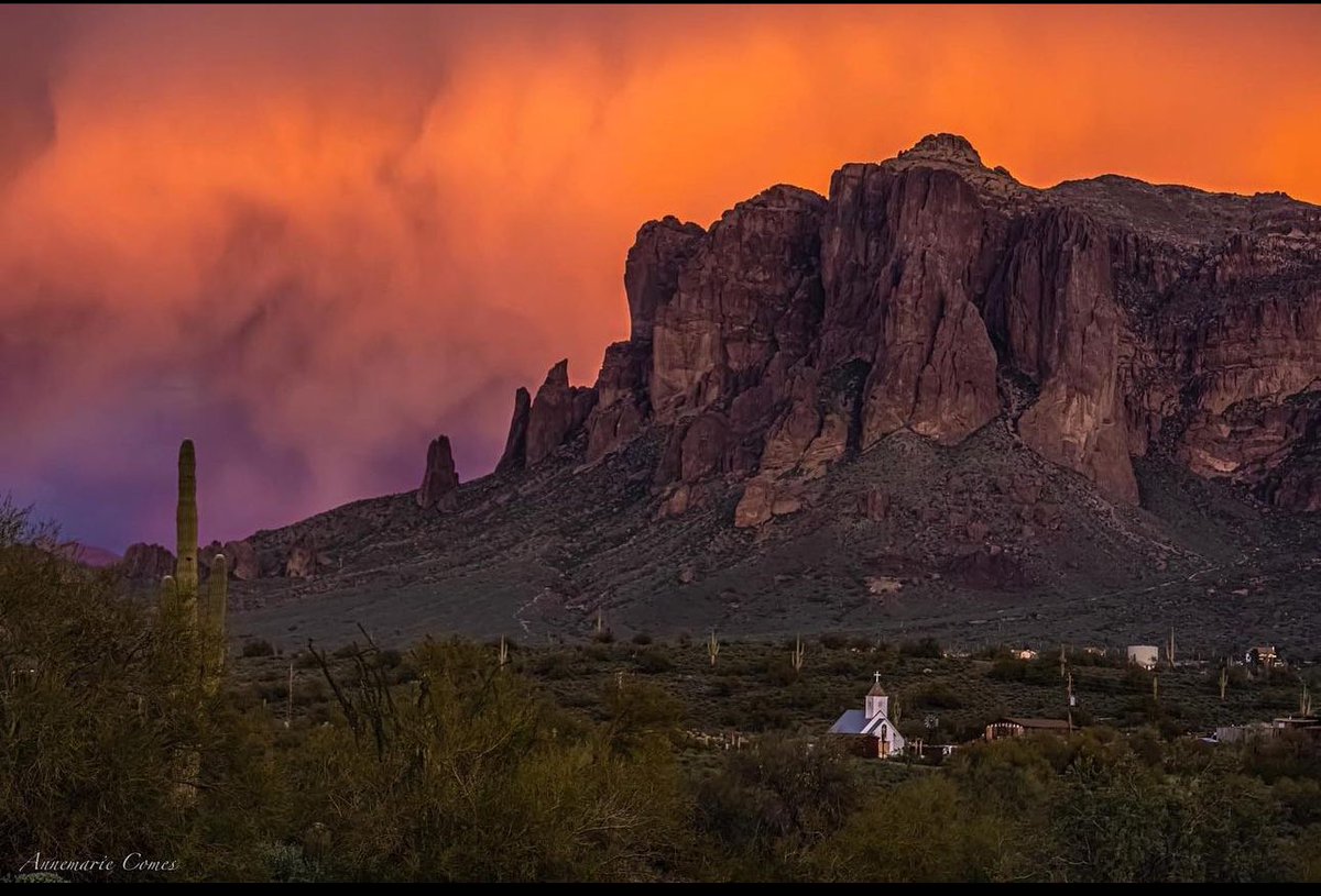 “Success is fine, but success is fleeting. Significance is lasting.” ~ Beth Brooke Do you see the #Elvis Tribute Chapel?🤩 #Arizona #Sunset