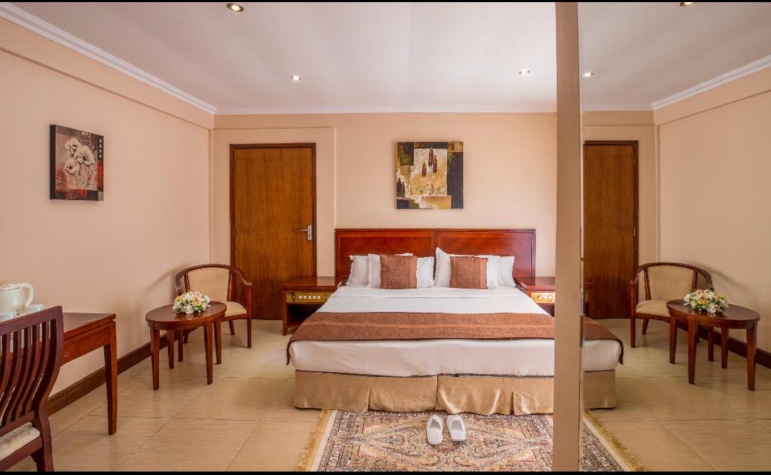 Welcome to your home away from home. Our rooms are more than just a place to rest your head – they’re an oasis of comfort and style. With tasteful decor, premium amenities, and impeccable service, every moment spent here is a true delight. #SourceOfTheNileHotelExperience