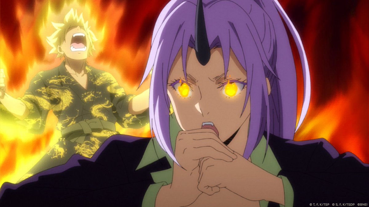 Wow, it looks like Shion and Veldora are really fired up!