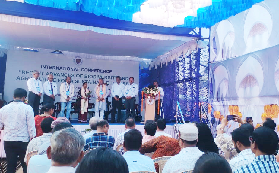 .@bptabc_mssrf is delighted to announce that Smt. Raimati Ghiuria has been honored by the Central University of Odisha for her remarkable efforts in biodiversity conservation at the International Conference on Recent Advances of Biodiversity & Agriculture for a Sustainable Future