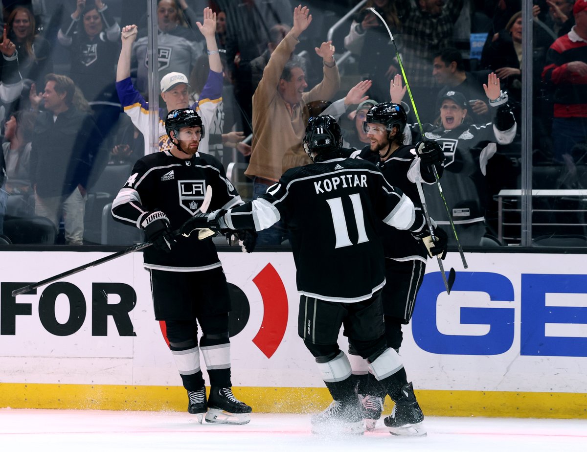 Adrian Kempe scored 0:06 seconds into overtime tonight, tying the NHL record for fastest goal from the start of an overtime period.