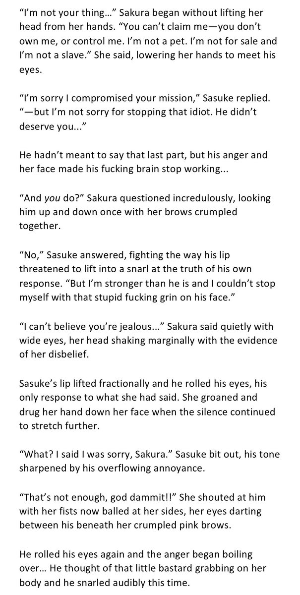 kaytiee_a's tweet photo. havenโt posted any snippets of ftlod in a while, so hereโs some ๐ #sasusaku ๐
#narutoshippuden #sasuke #sakura #fanfic #kaytieesfics #ftlod https://t.co/04cnKrdqFP