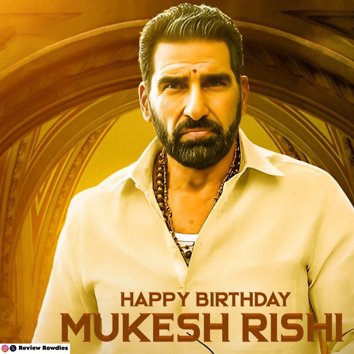 Wishing a very Happy birthday to #MukeshRishi 

#HBDMukeshRishi #HappyBirthdayMukeshRishi #Reviewrowdies