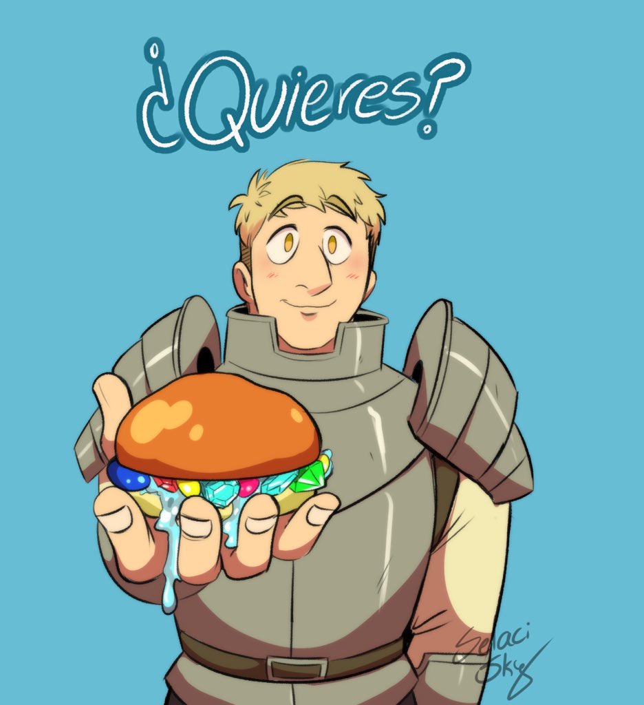 ¿Quieres? 🌝🥪 (I’m obsessed with #dungeonmeshi, help)