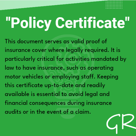 GreenlandsIns's tweet image. Understanding Insurance Jargon with Greenlands Insurance: Today's Focus – Policy Certificate 

#InsuranceJargon #PolicyCertificate #ThinkInsurance #ThinkGreenlands