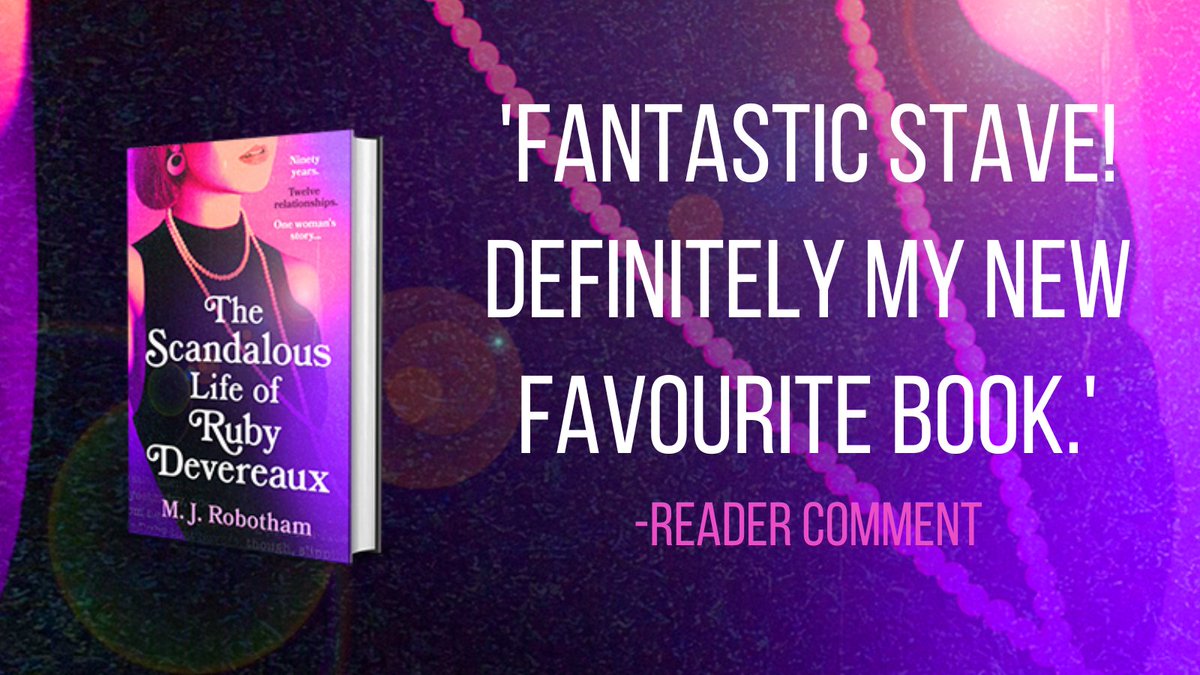 Wow! Rave reviews already for #TheScandalousLifeofRubyDevereaux by the fabulous
@mandyrobothamuk 😍 What do you think of the story so far?

Missed out on our FREE serialisation? You can grab your copy of this fantastic new book here 👉 amzn.to/3xBJzU4