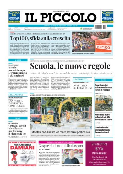 Buongiorno a tutti. Ecco la #primapagina delle edizioni di #Trieste e di #Gorizia #Monfalcone. Buona lettura!