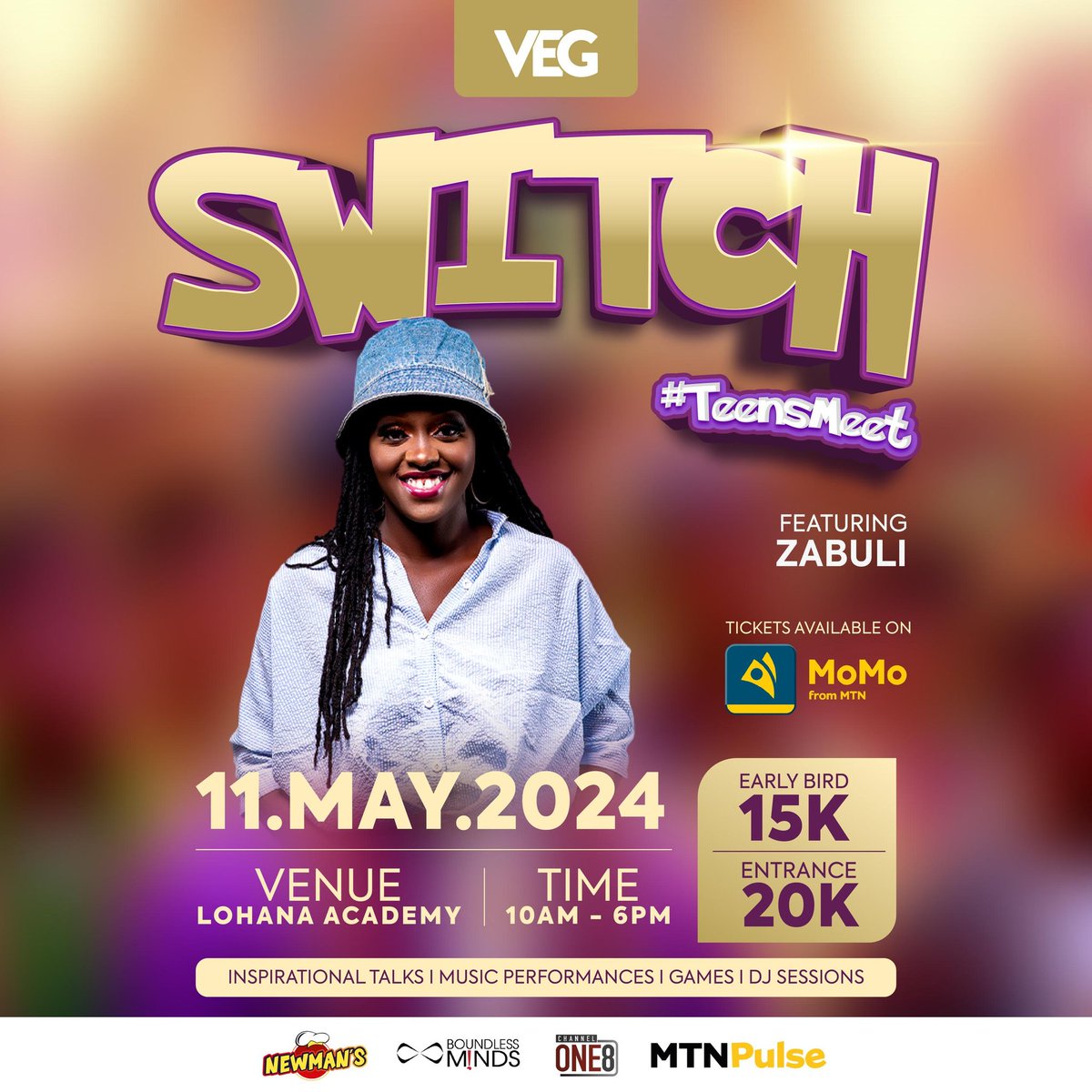 With @zabuli_256 and @BenjiKasule it's a PARTEE at #Switch2024 #TeensMeet #itsalifestyle
