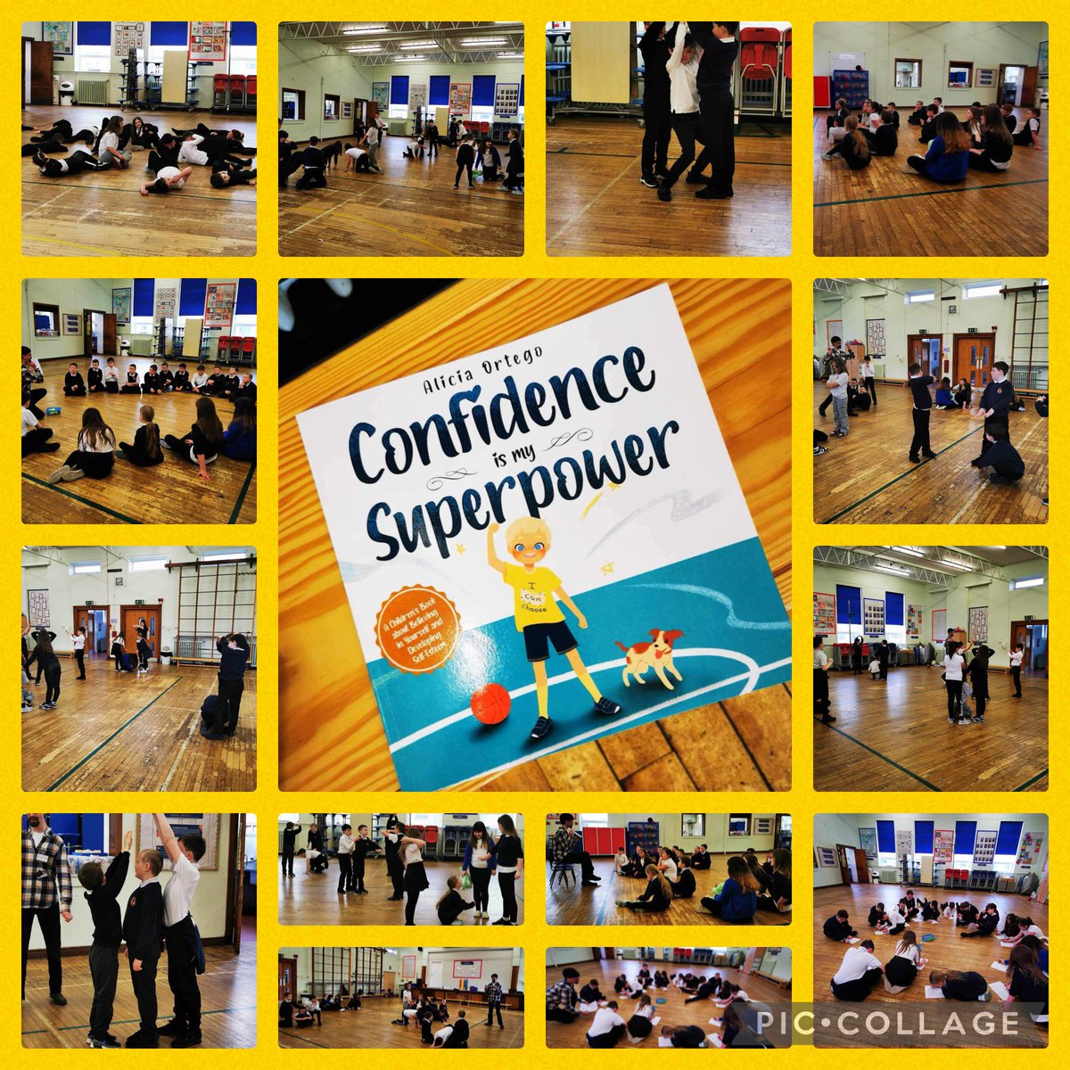 P5/4 had some fun, participating in Drama. They are taking part in an 8 week project that explores how drama enhances confidence in school children of their age. The programme is based on the book 'Confidence is my Superpower'. #confidentindividuals #activeparticipation 🎭