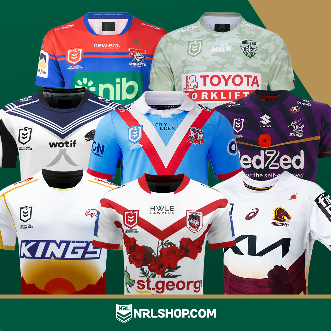 This year's NRL Anzac Day jerseys are here! Show your support with these special edition jerseys. Don't miss out, grab yours today and wear it proudly on game day! 🏉 Shop the range at NRL Shop: spr.ly/6011bOv8Z