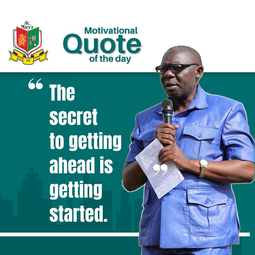 The secret to getting ahead is getting started. Enroll students at St. Mary's College Lugazi now. Call +256705601045 for more info or visit stmaryscollegelugazi.ac.ug to apply.  #StMarysCollegeLugazi #GratefulForEducation #Educationalforall #Funactivities #EmpowerThroughTalent