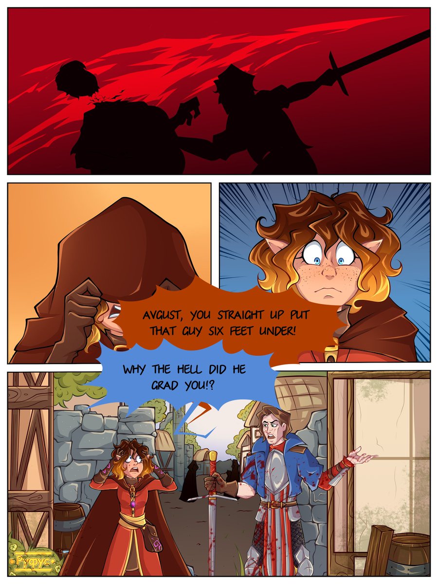 A story moment from one game session! 🔥

#sketch || #digitalart || #artwork  || #Draving || #artvsartist2023 || #art || #DnDcharacter || #dndart || #dnd