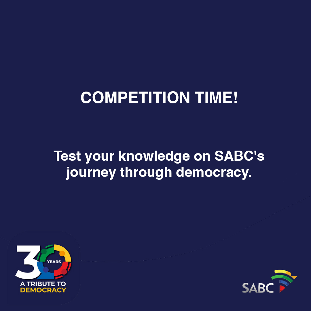 🚨 Competition Time 🚨 Test your knowledge of South African history intertwined with SABC's legacy! Click here to enter the quiz: bit.ly/3xkxzGh Ts and Cs apply #SABCInDemocracy