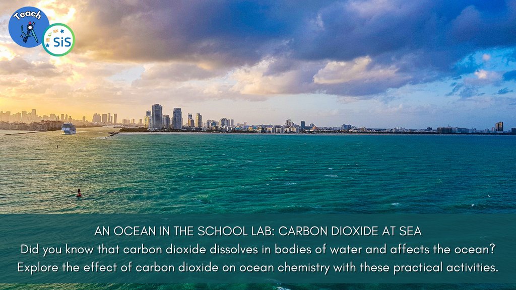 The increasing concentrations of CO2 in the Earth’s atmosphere due to human activities changes its composition and makes the ocean more acidic. Explore the effect of carbon dioxide on ocean chemistry with these practical activities. scienceinschool.org/article/2021/c…