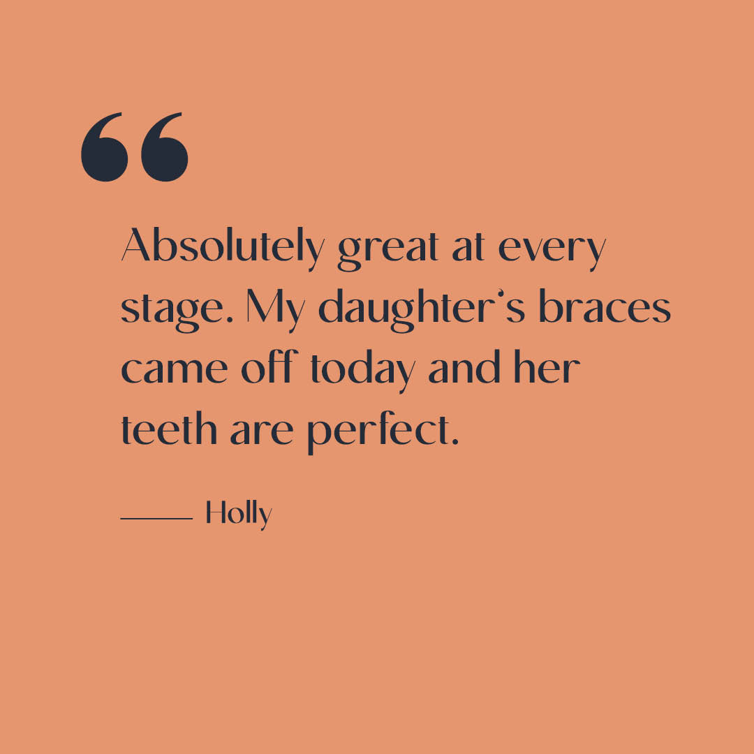 'Sam and Emily have been absolutely amazing and super helpful throughout my Invisalign journey with Iain. So happy with my results and the level of service I received! Thank you x' 🥰 #happypatient⁠