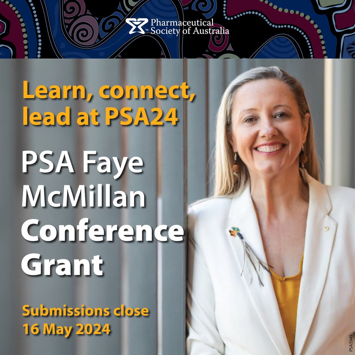 Join us for the PSA National Conference and take part in a unique opportunity to learn from leading experts and connect with pharmacist colleagues from across Australia! Register your interest now: buff.ly/4478xXN #PSAGrant #PSA24 #PSAFayeMcMillanGrant