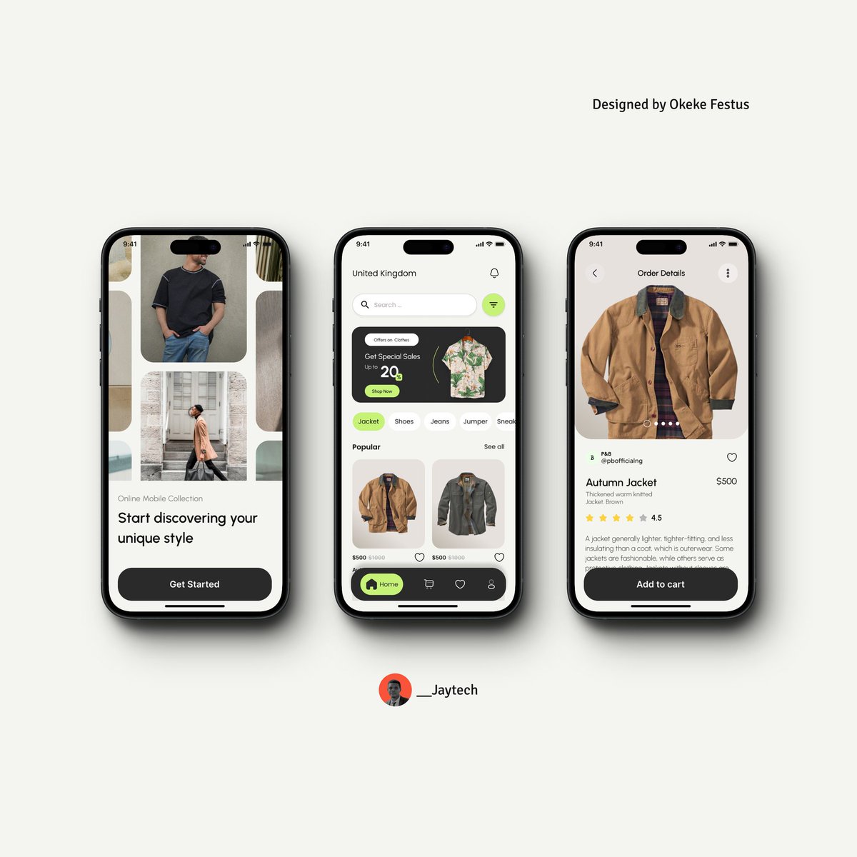 Day 24/100: 

Today's work is a Men's fashion mobile UI design.. 🌟

Dive in and let me know what you think. 😊

#ui #ux #design #uxdesign