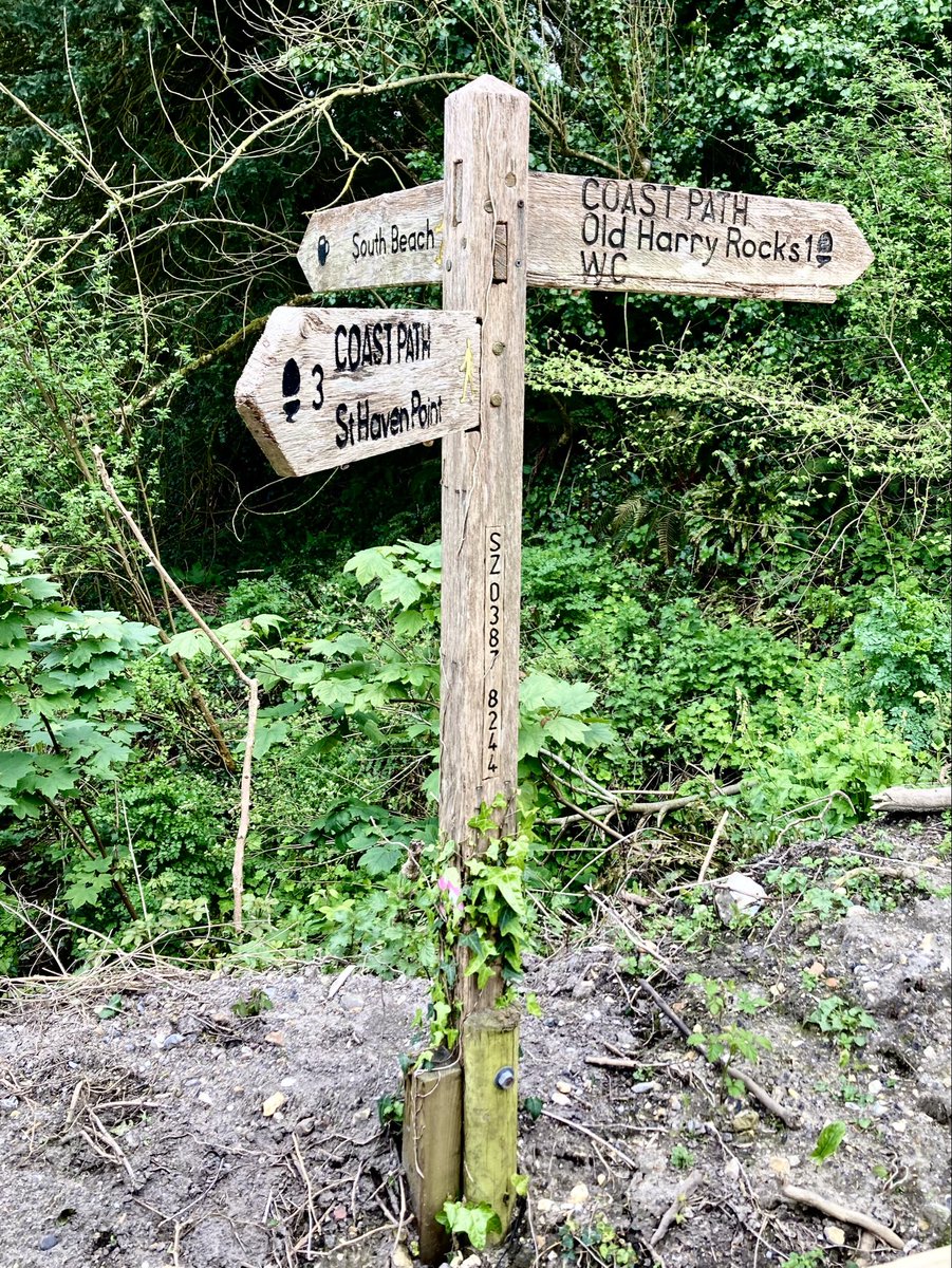 Good morning for another #FingerPostFriday from the #Dorset Coastal Path