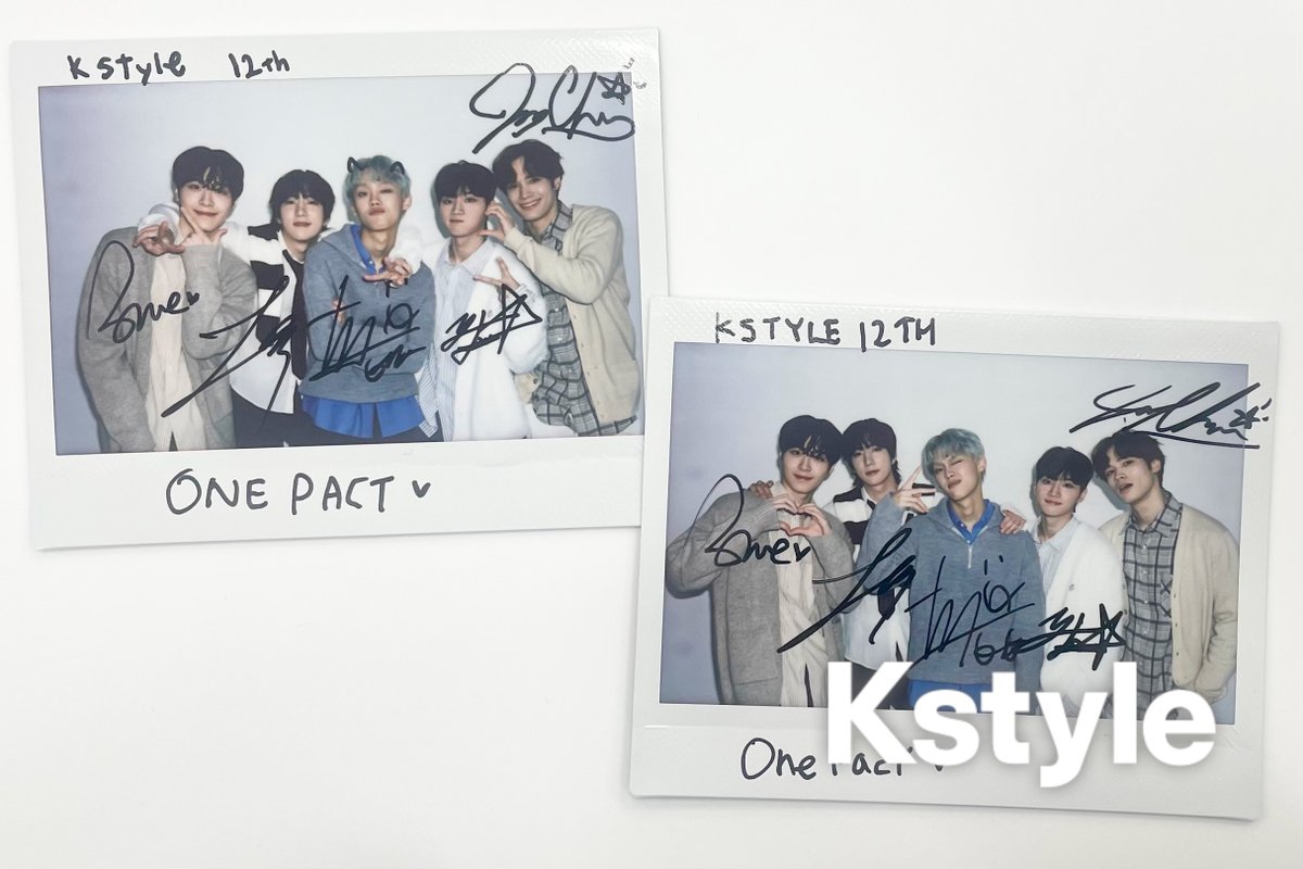 Kstyle_news's tweet photo. 【Kstyle12周年プレゼント🎁】
ONE PACT直筆サイン入りポラを抽選で2名様に！

🔻応募
・@Kstyle_newsをフォロー＆この投稿をRP
・4/22（月）AM11:00〆切

🔻お祝いメッセージを公開中🎉
https://t.co/qt4puiatWb

#ONEPACT #원팩트 #ワンパクト #Kstyle12周年 https://t.co/KSPbbhiwgi