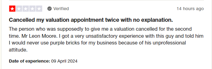 john lavery gave Purplebricks UK 1 star via @Trustpilot trstp.lt/GNy9M-ONK #CONmisery #NoBull #ownit