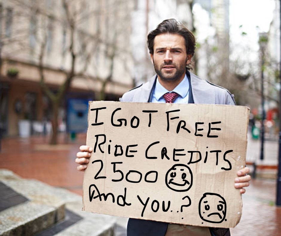 'Feeling like a VIP with 2500 free ride credits on RideBoom! 🚗💨 Don't miss out, download the app today and ride in style! #RideBoom #FreeRides #VIPstatus #GetMoving #DownloadNow'