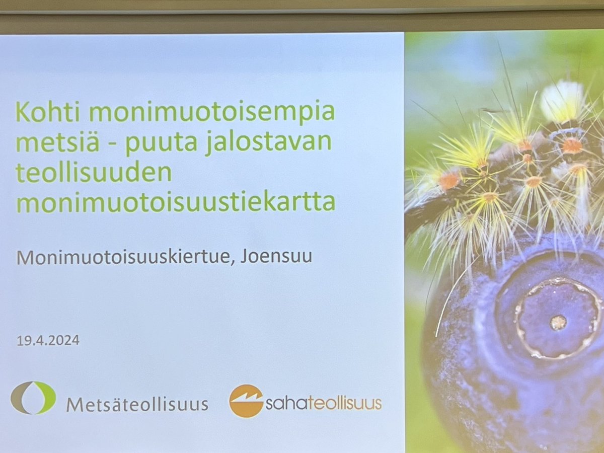 @metsateollisuus ja @Sahateollisuus monimuotoisuuskiertueen loppuhuipennus Suomen metsäpääkaupunki Joensuussa✨🌲