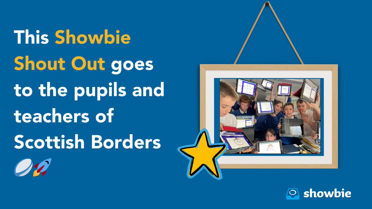 🥁This week's Showbie #ShoutOut goes to @SBCEducation1 & @inspireSBC team who have been taking part in interactive virtual lessons using Showbie to celebrate the life of @EricLiddell100. A fascinating community project that we are proud to have been a small part of! 🤩🏉💙