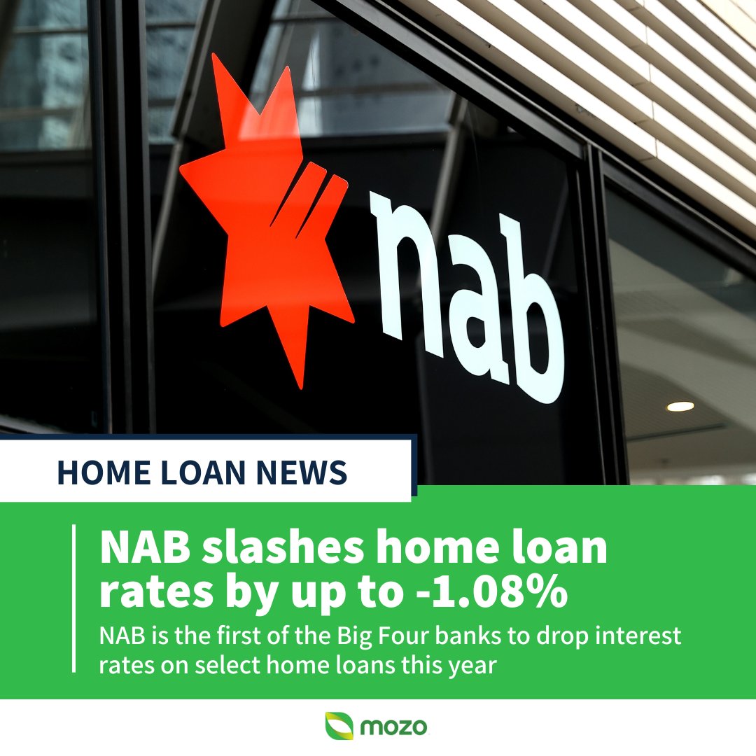 NAB has become the first Big Four to drop interest rates this year, on select home loans. Read the article to find out which loans were slashed bit.ly/3QaCbW2