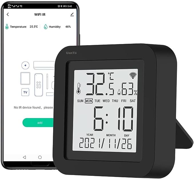 UanTii & Tuya Smart WiFi Remote Control with 
Temperature and Humidity Sensor with LCD Screen 
Display App Remote Control 
#portable #highquality #gadget #smart #wifi 
#remote #control #bestdeal #quality #items