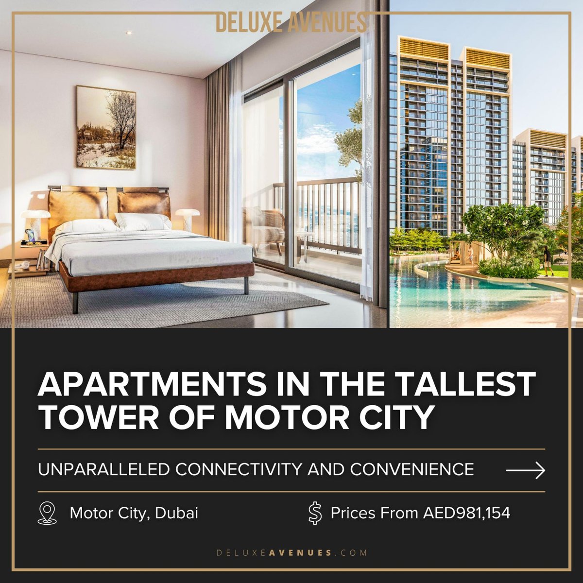 💦 Dive into luxury at #SobhaOrbis Dubai's ONLY resort-style waterfront community in Motor City.

👉 Learn more at davenues.com/dubai/sobha-or…

#ResortLiving #WaterfrontLuxury  #DubaiLiving #LuxuryLiving #DeluxeAvenues #RealEstate #Investment #Dubai #DubaiRealEstate #DubaiAvenues