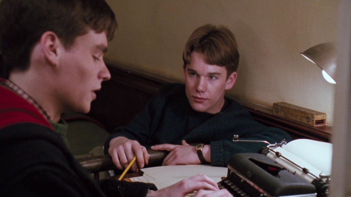 - you left your typewriter at my apartment straight from the tortured poets department I think some things I never say 'like who uses typewriters anyway?'