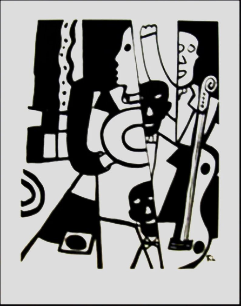 Fernand Léger, black and white poster, musicians and instruments, Jazz, black is a color #art #wallartforsale #artbuyer #ElevateYourVibe  #homestyle  #workspace #officedecor #walldecor #BuyintoArt  #WallArt #decoratingwithart #wiseshopper 
Available here
marieartcollection.etsy.com/listing/147690…
