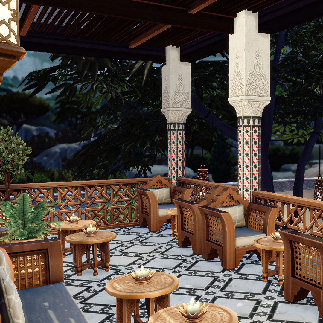 Evening at the Moroccan Coffee Shop (No CC)

Built for @lifeofsimsyt #LOScoffeeshop collab ❤️

Gallery ID: kawaiifoxita #TheSims4
