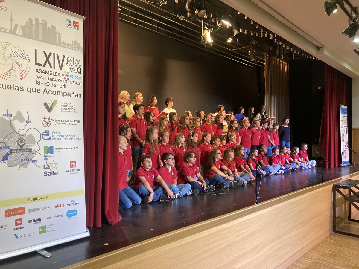AESECE (@aesece_es) on Twitter photo ¡Empezamos con una actuación del coro de <a href="/ipsCarabanchel/">Salesianos Carabanchel - #SomosFuturo</a>! ¡Gran bienvenida! #aesece202; #escuelasqueacompañan ¡Empezamos con una actuación del coro de <a href="/ipsCarabanchel/">Salesianos Carabanchel - #SomosFuturo</a>! ¡Gran bienvenida! #aesece202; #escuelasqueacompañan