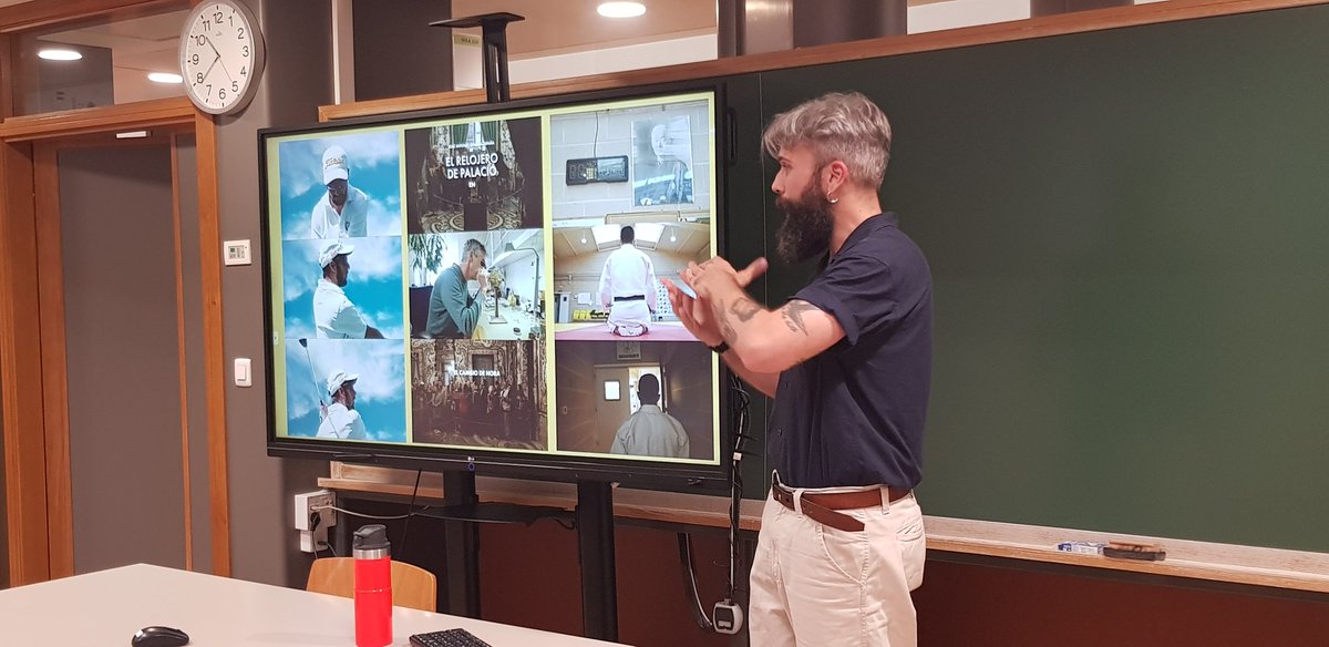 Lujazo de clase magistral de <a href="/journopablo/">Pablo Ortega</a>, a estudiantes de #PeriodismoUCH, en <a href="/uchceu/">Universidad CEU UCH</a>. ¡Vaya par de maestros, Pablo y <a href="/carolhermidab/">Carolina Hermida</a>! 🔝🔝#Fotoperiodismo