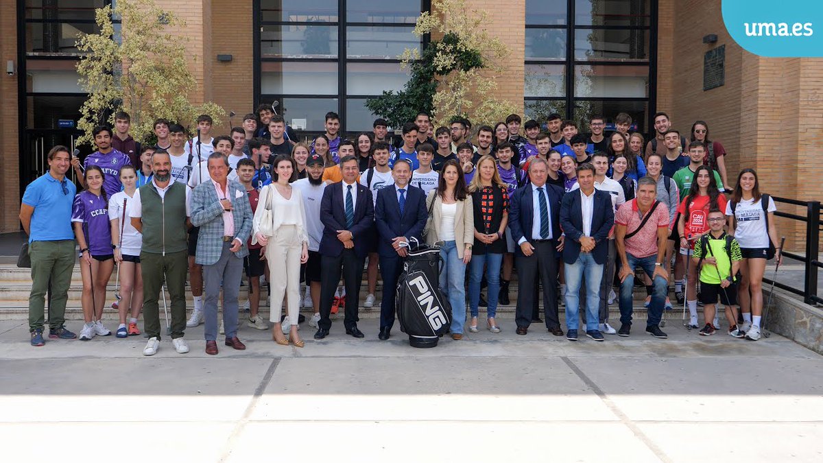 Entrega de palos PING al alumnado de la asignatura de #golf de la Universidad de Málaga ⛳️👇 mygolfway.com/uma-entrega-pa…