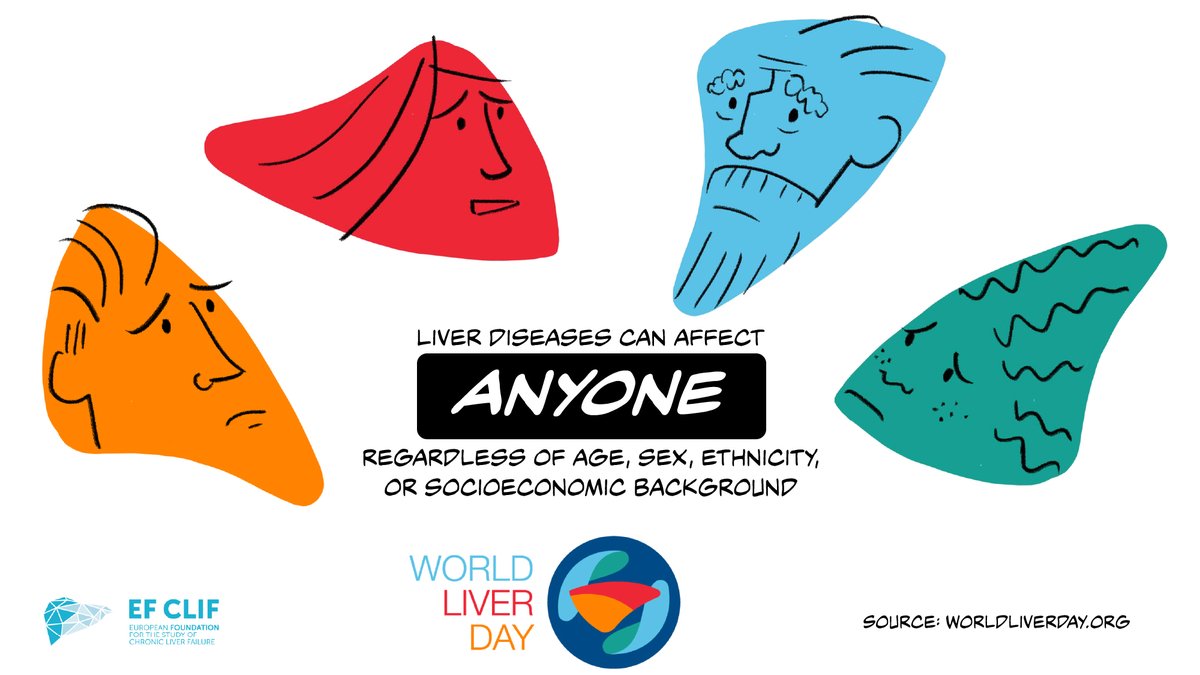 Join us in celebrating #WorldLiverDay! A day to be #liveraware - #Liverdiseases can affect anyone, regardless of age, sex, ethnicity, or socioeconomic background @WorldLiverDay