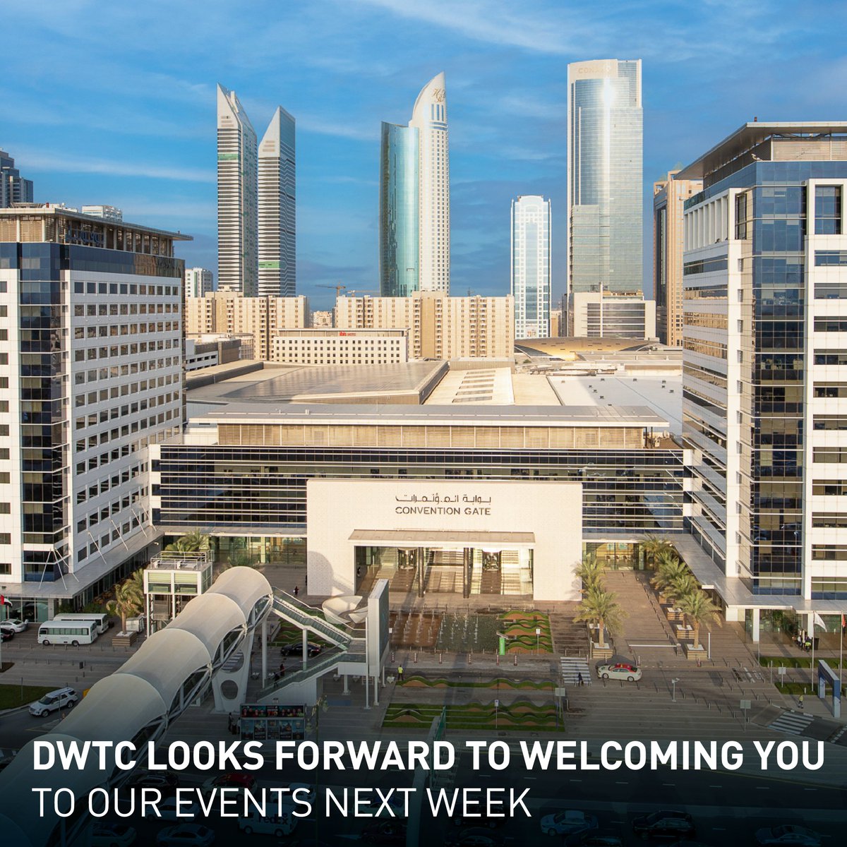 This week saw unexpected weather in Dubai, but despite challenges, DWTC is now fully operational thanks to our dedicated team. We look forward to hosting events next week, starting with Petworld Arabia on Monday at 10 am. Explore our calendar at dwtc.com/en/events/